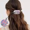 4pcs Diamond Painting Kits Round Hairpins, Special Shape Diamond Art Craft Kit, Pink Swan Pattern Handicraft, Elegant Chinese Twist Rod Wooden DIY Hair Clip with for Festivals, Daily Wear Parties